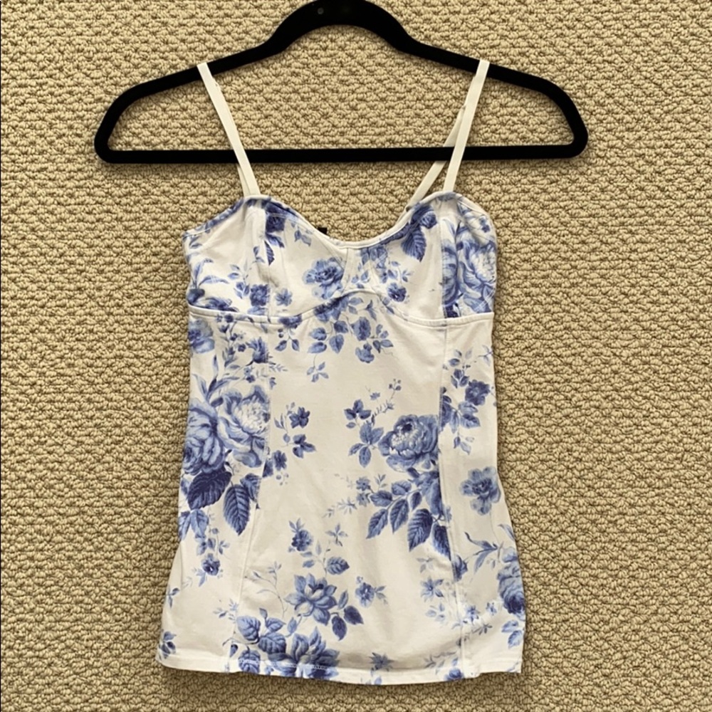 Talula floral bustier tank top